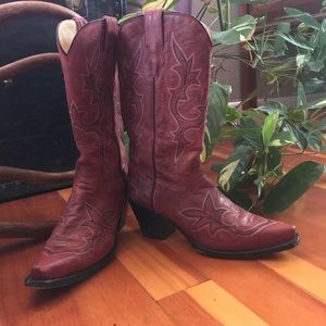 Red Women’s Corral Boots (Barely Worn)